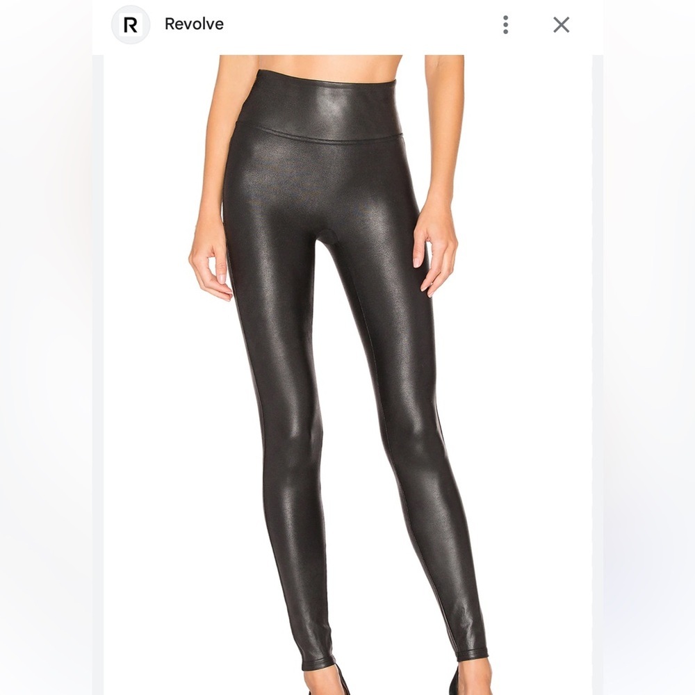 SPANX X REVOLVE Faux Leather Leggings